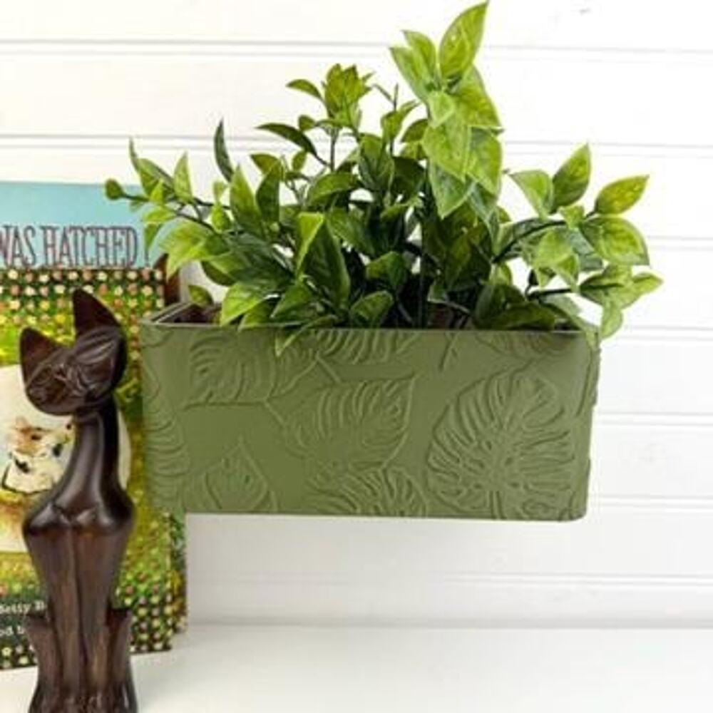 Monstera Wall Planter, Indoor Hanging Plant Pot, Monstera Leaf Design
